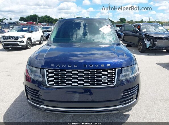 SALGS2SE3LA568926 2020 LAND ROVER RANGE ROVER Blue Vista frontal
