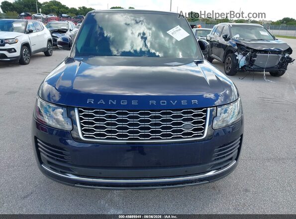 SALGS2SE3LA568926 2020 LAND ROVER RANGE ROVER Blue Vista interior trasera