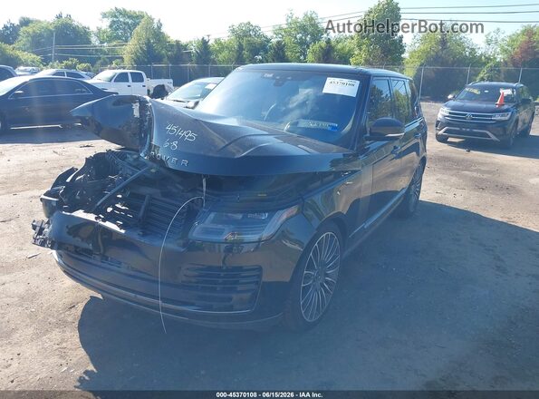 SALGS2SE3MA438887 2021 LAND ROVER RANGE ROVER Черный Передняя левая четверть