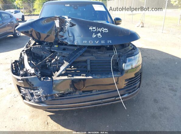 SALGS2SE3MA438887 2021 LAND ROVER RANGE ROVER Черный Вид спереди