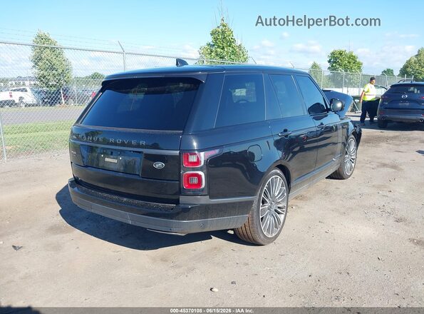 SALGS2SE3MA438887 2021 LAND ROVER RANGE ROVER Черный Задняя правая четверть