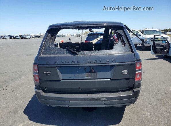 SALGS2SE5LA569706 2020 LAND ROVER RANGE Black უკანა ხედი