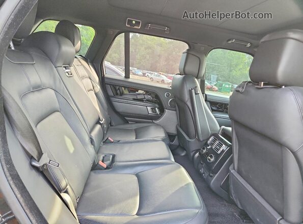 SALGS2SV1KA539293 2019 LAND ROVER RANGE Black Widok wnętrza z tyłu