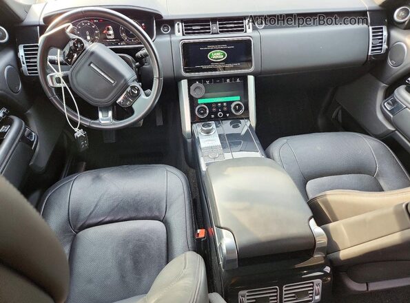 SALGS2SV1KA539293 2019 LAND ROVER RANGE Black Widok deski rozdzielczej