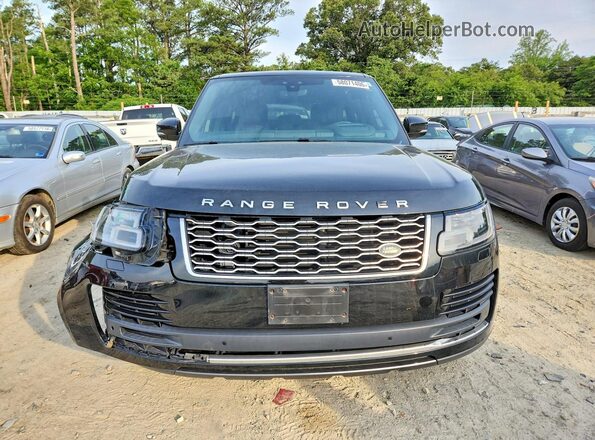 SALGS2SV1KA539293 2019 LAND ROVER RANGE Black Widok z przodu