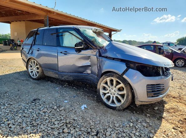 SALGS2SV2KA533129 2019 LAND ROVER RANGE Серый Передняя правая четверть