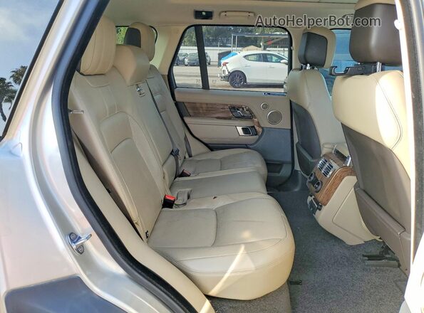 SALGS2SV3KA539716 2019 LAND ROVER RANGE Tan Rear interior view