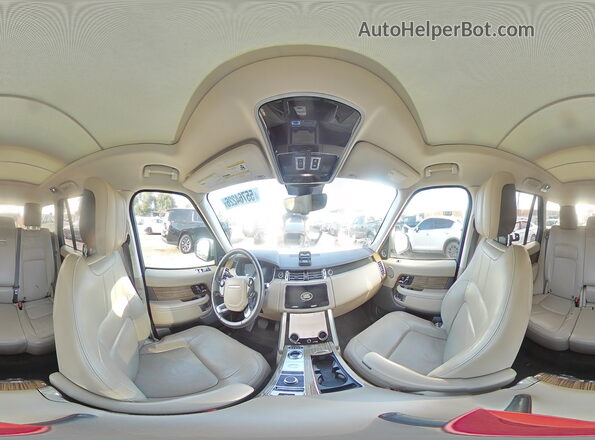 SALGS2SV3KA539716 2019 LAND ROVER RANGE Tan 360 interior view