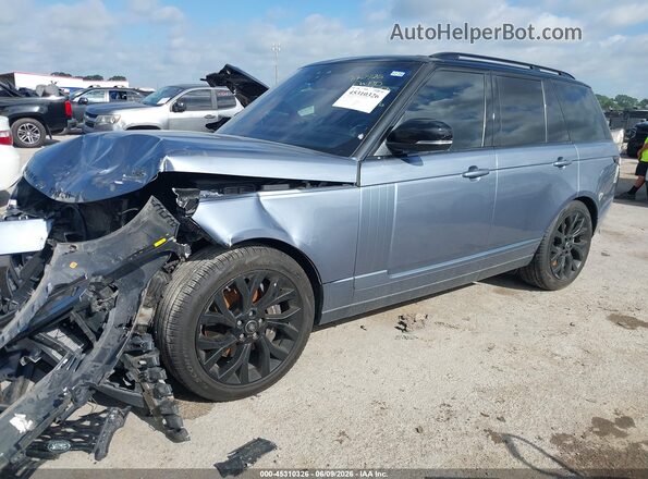 SALGS2SV4KA530054 2019 LAND ROVER RANGE ROVER Синий Передняя левая четверть