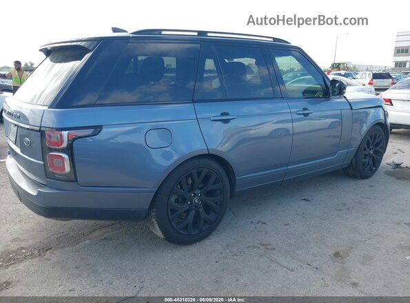 SALGS2SV4KA530054 2019 LAND ROVER RANGE ROVER Синий Задняя правая четверть