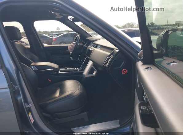 SALGS2SV4KA530054 2019 LAND ROVER RANGE ROVER Синий Вид салона спереди