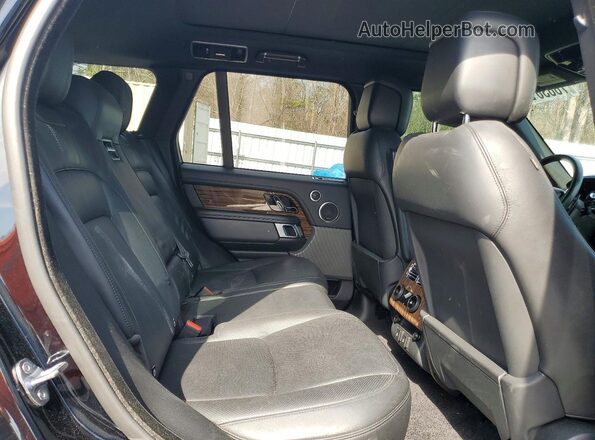 SALGS2SV5KA528796 2019 LAND ROVER RANGE Black Vista interior trasera