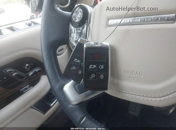 SALGS2SV6KA526667 2019 LAND ROVER RANGE ROVER Dark Blue Vista del salpicadero