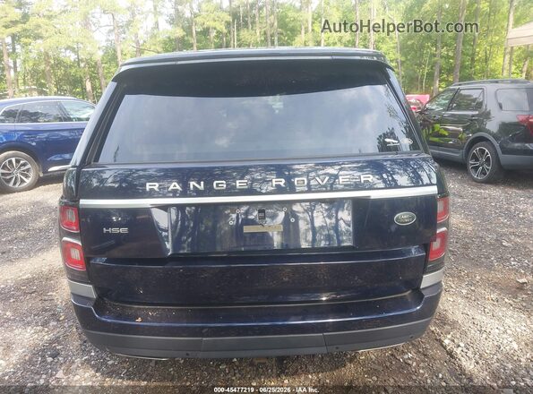 SALGS2SV6KA526667 2019 LAND ROVER RANGE ROVER Dark Blue 