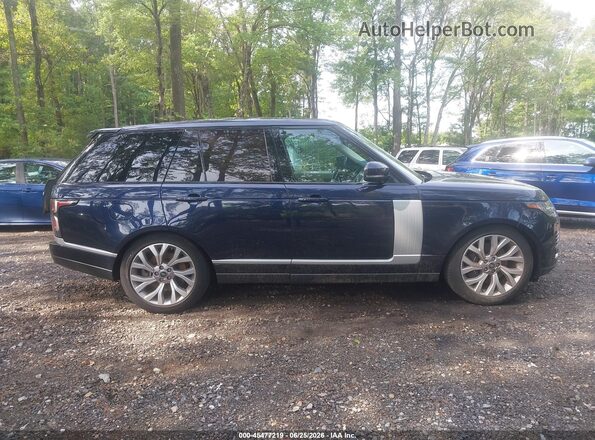 SALGS2SV6KA526667 2019 LAND ROVER RANGE ROVER Dark Blue Vista interior trasera