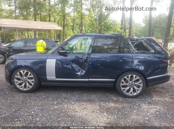 SALGS2SV6KA526667 2019 LAND ROVER RANGE ROVER Dark Blue Vista interior de 360 grados