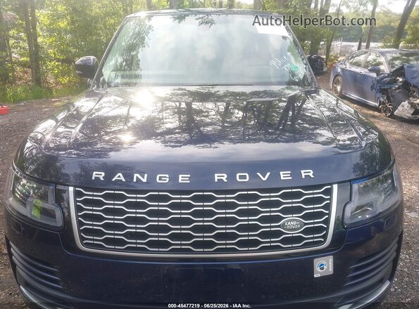 SALGS2SV6KA526667 2019 LAND ROVER RANGE ROVER Dark Blue Vista del cuadro de instrumentos