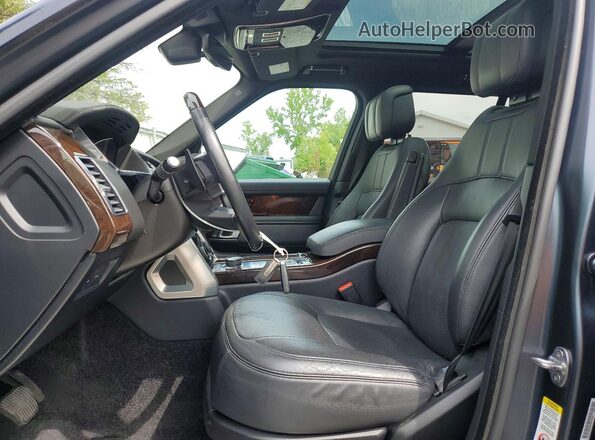 SALGS2SV6KA533604 2019 LAND ROVER RANGE Charcoal წინა სალონის ხედი