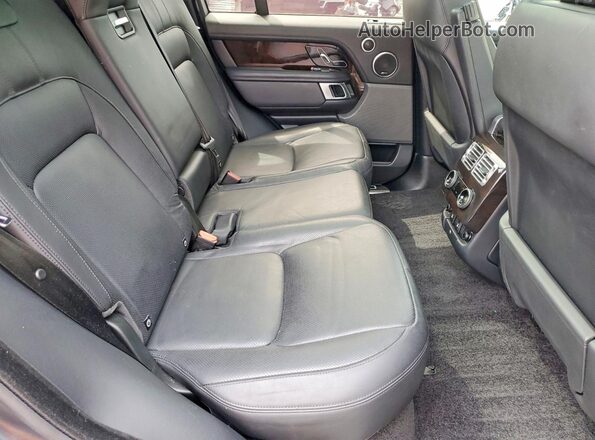 SALGS2SV6KA533604 2019 LAND ROVER RANGE Charcoal უკანა სალონის ხედი