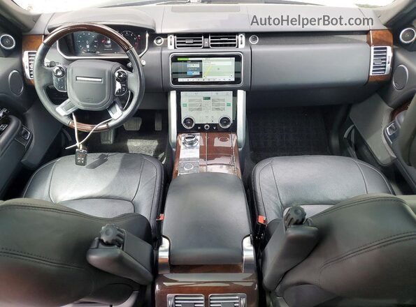 SALGS2SV6KA533604 2019 LAND ROVER RANGE Charcoal წინა პანელის ხედი