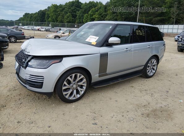 SALGS2SV6KA563170 2019 LAND ROVER RANGE ROVER Silver Передня ліва чверть