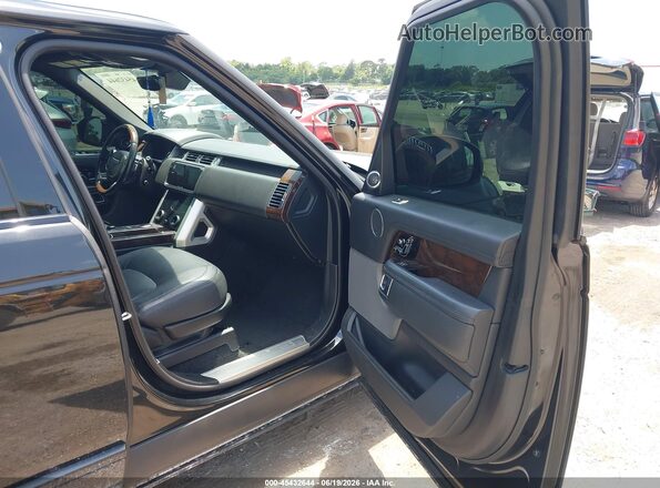 SALGS2SV7KA543770 2019 LAND ROVER RANGE ROVER Черный Вид салона спереди