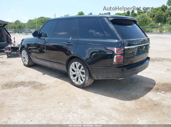 SALGS2SV7KA543770 2019 LAND ROVER RANGE ROVER Черный Задняя левая четверть