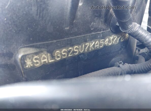 SALGS2SV7KA543770 2019 LAND ROVER RANGE ROVER Черный Вид подкапотного пространства