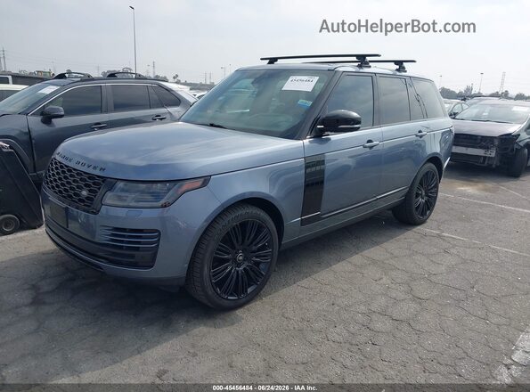 SALGS2SV8JA388872 2018 LAND ROVER RANGE ROVER Blue Передня ліва чверть