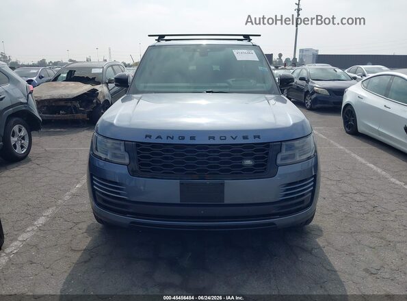 SALGS2SV8JA388872 2018 LAND ROVER RANGE ROVER Blue Вид щитка приладів