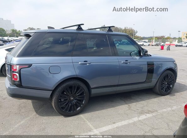SALGS2SV8JA388872 2018 LAND ROVER RANGE ROVER Blue Вид задньої частини салону