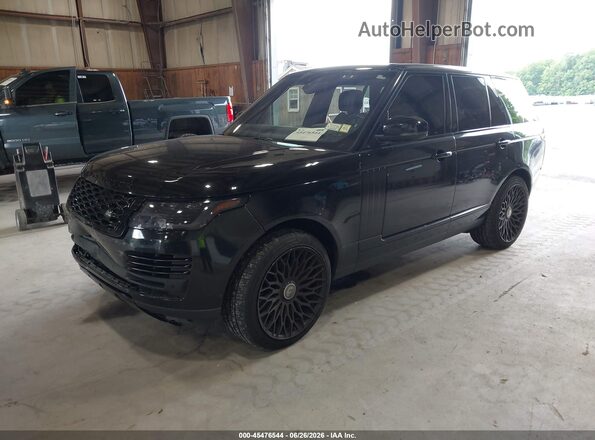 SALGS2SV9JA511725 2018 LAND ROVER RANGE ROVER Черный Передняя левая четверть