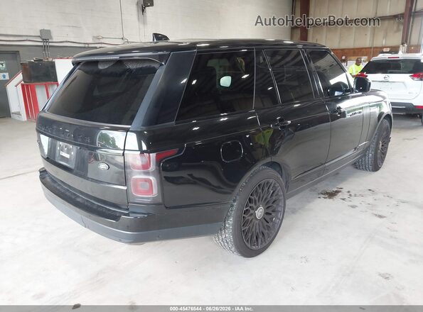 SALGS2SV9JA511725 2018 LAND ROVER RANGE ROVER Черный Задняя правая четверть