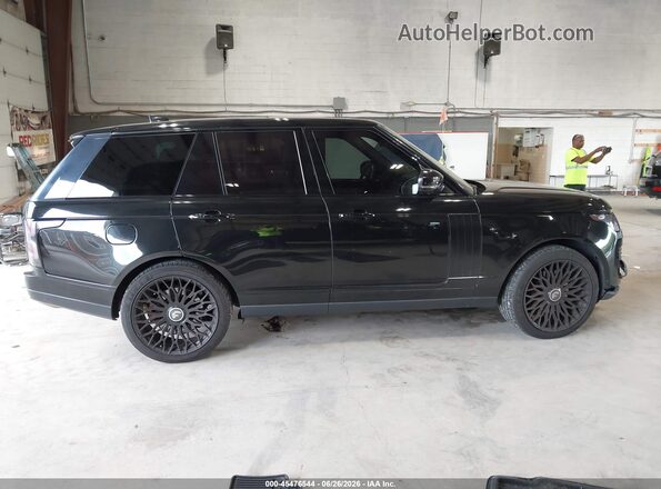 SALGS2SV9JA511725 2018 LAND ROVER RANGE ROVER Черный Вид задней части салона