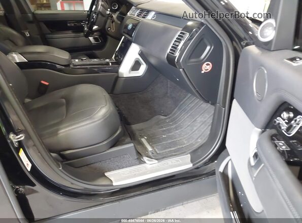 SALGS2SV9JA511725 2018 LAND ROVER RANGE ROVER Черный Вид салона спереди