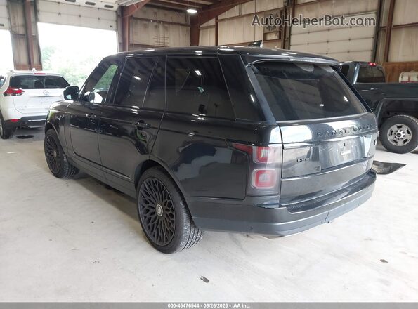 SALGS2SV9JA511725 2018 LAND ROVER RANGE ROVER Черный Задняя левая четверть