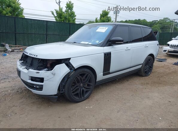 SALGS2VF0GA257254 2016 LAND ROVER RANGE ROVER White Vista tres cuartos delantera izquierda