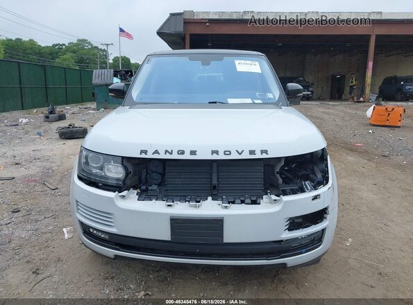 SALGS2VF0GA257254 2016 LAND ROVER RANGE ROVER White Vista interior trasera
