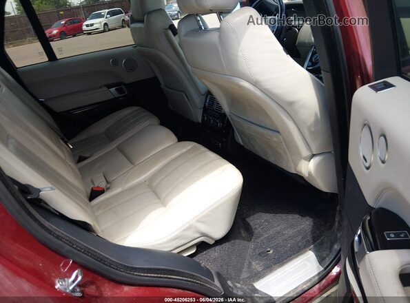 SALGS2VF0GA282039 2016 LAND ROVER RANGE ROVER Red VIN კოდის სტიკერის ხედი