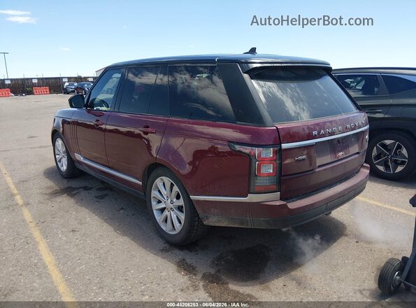 SALGS2VF0GA282039 2016 LAND ROVER RANGE ROVER Red უკანა მარცხენა