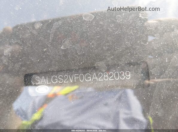 SALGS2VF0GA282039 2016 LAND ROVER RANGE ROVER Red ძრავის განყოფილების ხედი