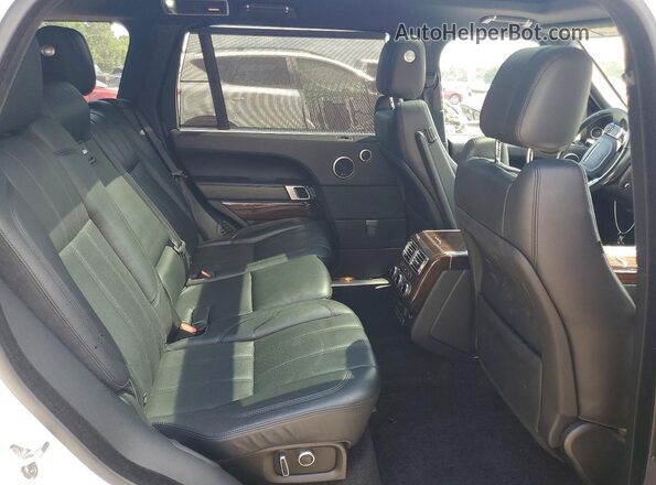 SALGS3EFXGA284161 2016 LAND ROVER RANGE White Rear interior view