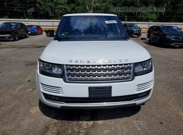 SALGS3EFXGA284161 2016 LAND ROVER RANGE White Front view