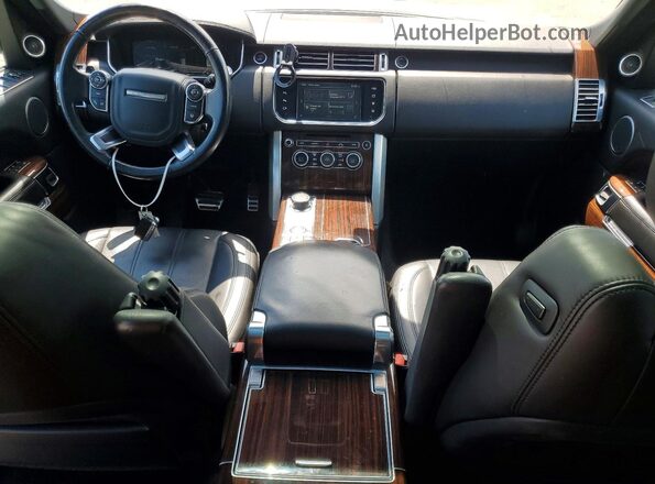 SALGS3EFXGA284161 2016 LAND ROVER RANGE White Dashboard view