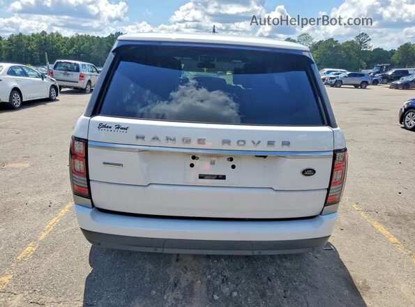 SALGS3EFXGA284161 2016 LAND ROVER RANGE White Rear view