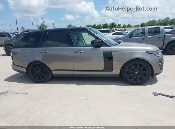 SALGS4RY3LA410498 2020 LAND ROVER RANGE ROVER Gray უკანა სალონის ხედი