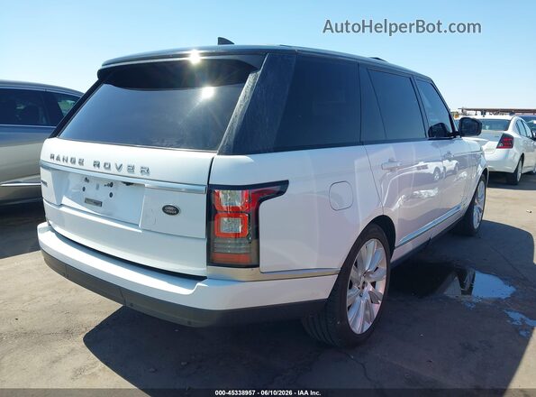 SALGS5FE1HA352172 2017 LAND ROVER RANGE ROVER White უკანა მარჯვენა