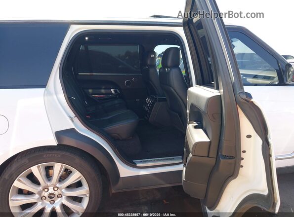SALGS5FE1HA352172 2017 LAND ROVER RANGE ROVER White VIN კოდის სტიკერის ხედი
