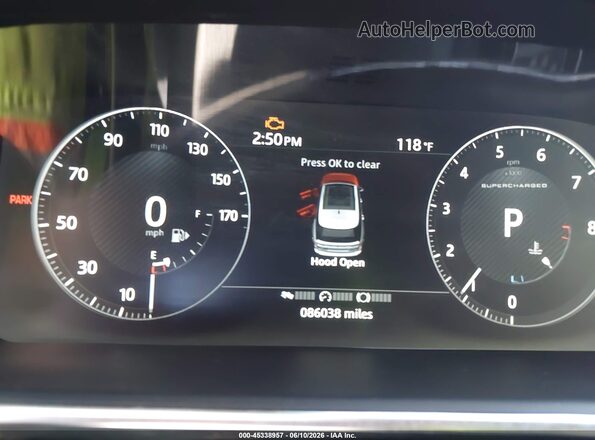SALGS5FE1HA352172 2017 LAND ROVER RANGE ROVER White უკანა სავარძლების ხედი
