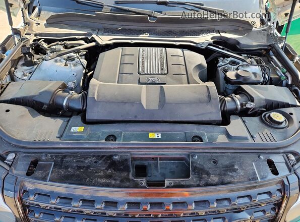 SALGS5FE4HA328531 2017 LAND ROVER RANGE Green ძრავის განყოფილების ხედი